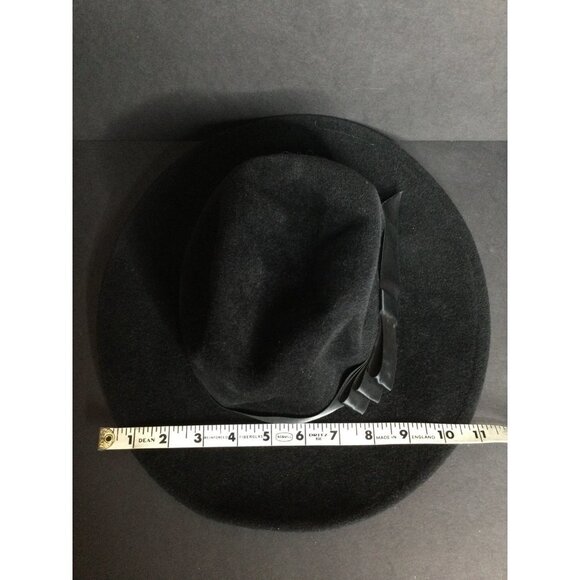 Vintage Womens Fedoria Hat United Hatters Cap Millinery Works Classic Ribbon Tri - Picture 10 of 10